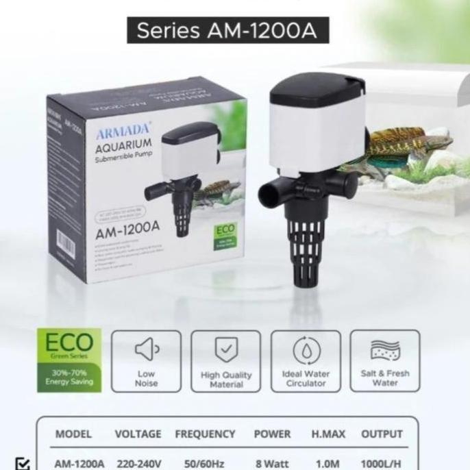 ARMADA POMPA  AQUARIUM  POWER HEAD POMPA CELUP ARMADA AM 1200 A