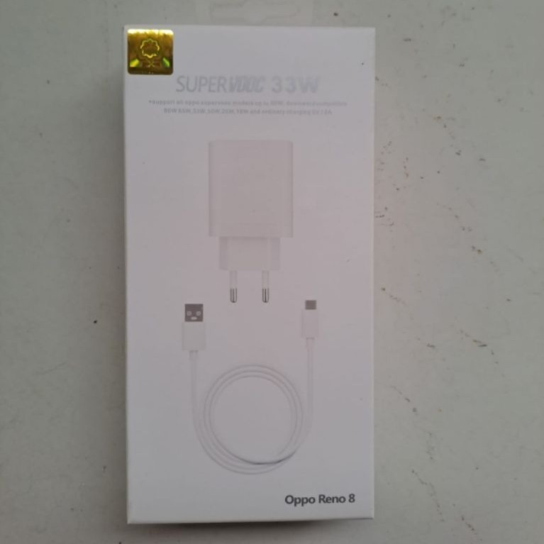 CHARGER FULLSET OPPO SUPER VOOC 33W Baru Kompatibel Super VOOC 33W