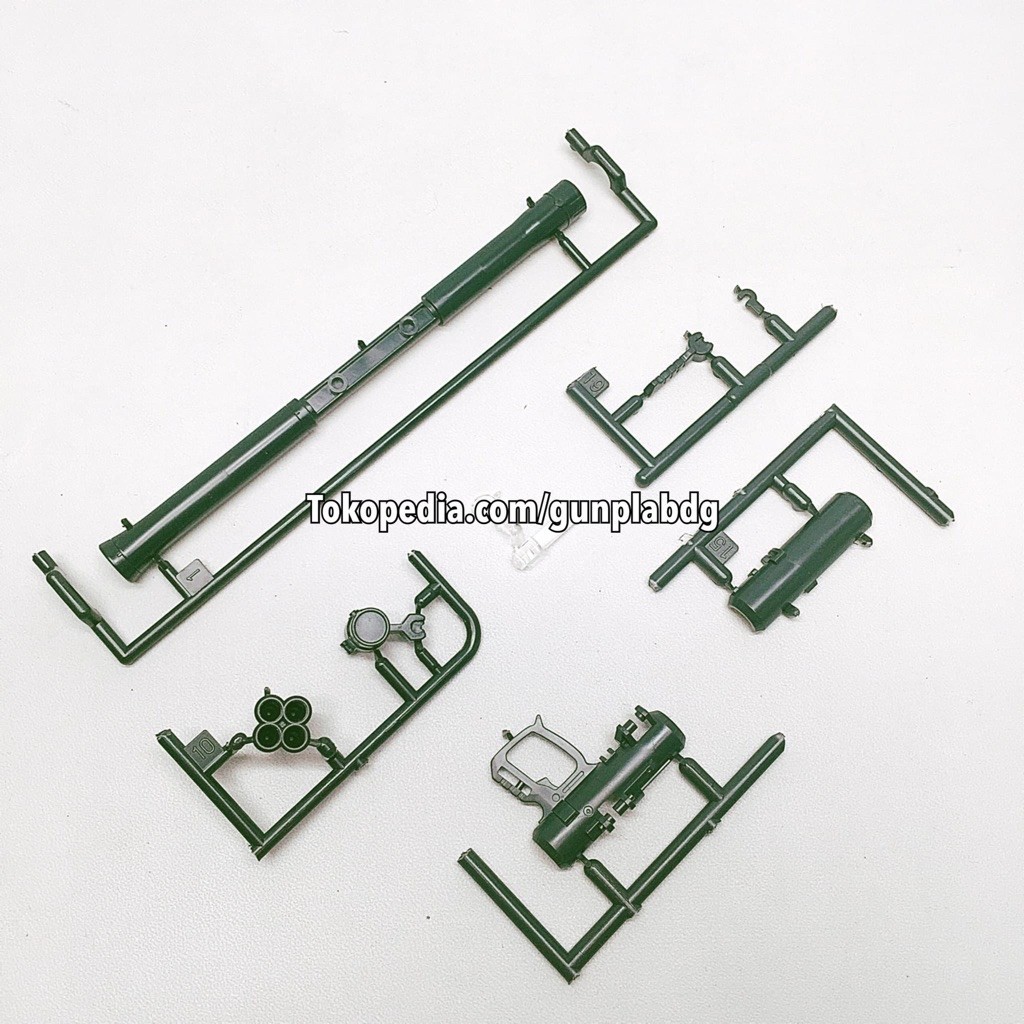 Bandai RG Gundam Zaku II Green Part Bazooka