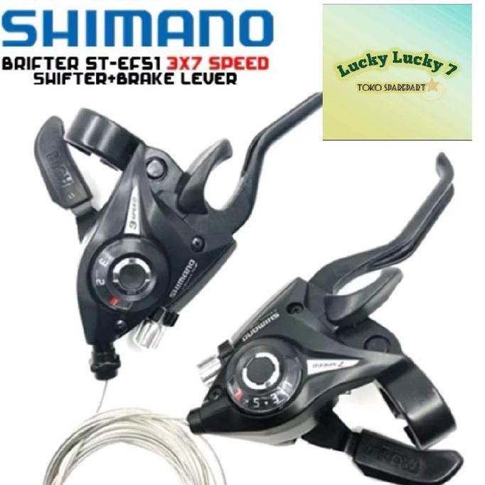 Brake Shifter Shimano EF51 3x7 Speed Handle Shifter Shimano 7 Speed Shifter 7x3 Speed