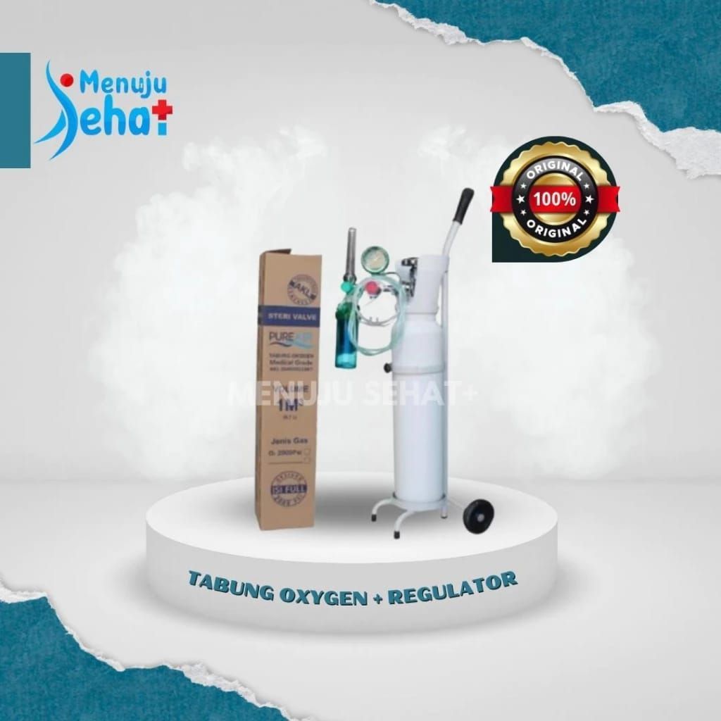 Tabung Oxygen + Regulator