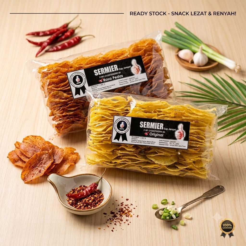 kerupuk krupuk sermier