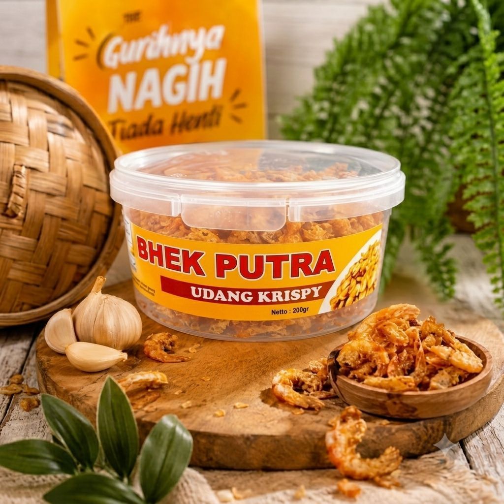 Udang Krispy Camilan Kering Udang Goreng Renyah