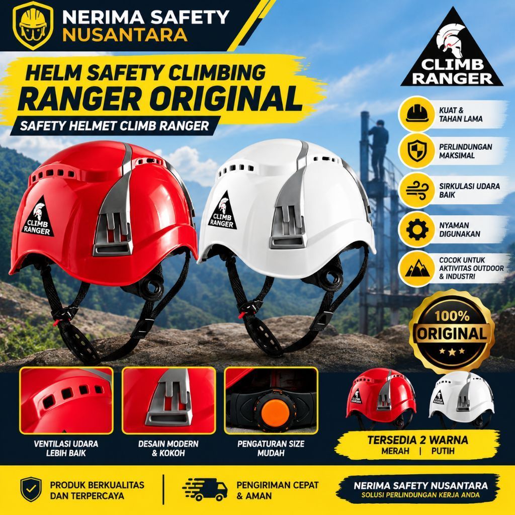 Helm Safety Climbing Ranger Original - Safety Helmet Climb Ranger