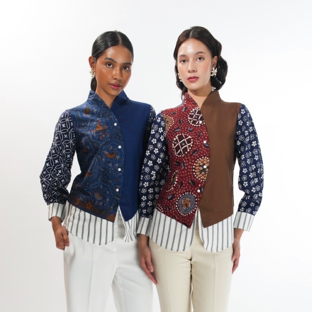 Sovinska_Blouse Atasan Wanita M1 Katun Batik New