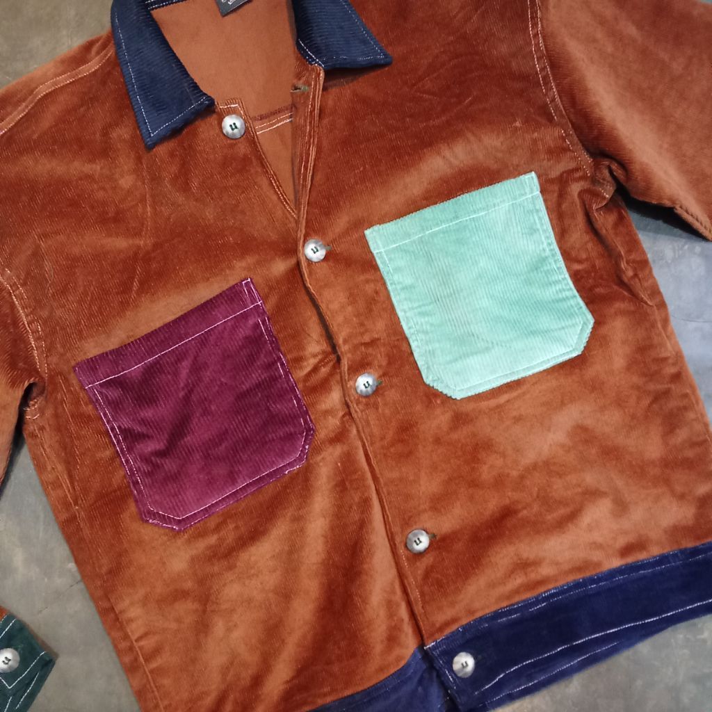 Jacket Corduroy 3 tone collor