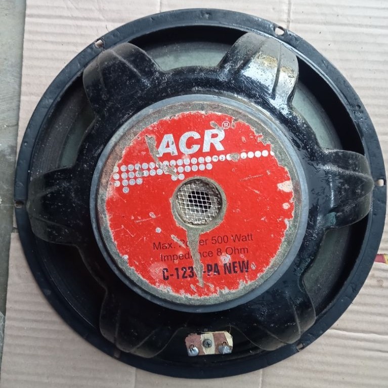 speaker 12inch ACR 500 wat bekas normal