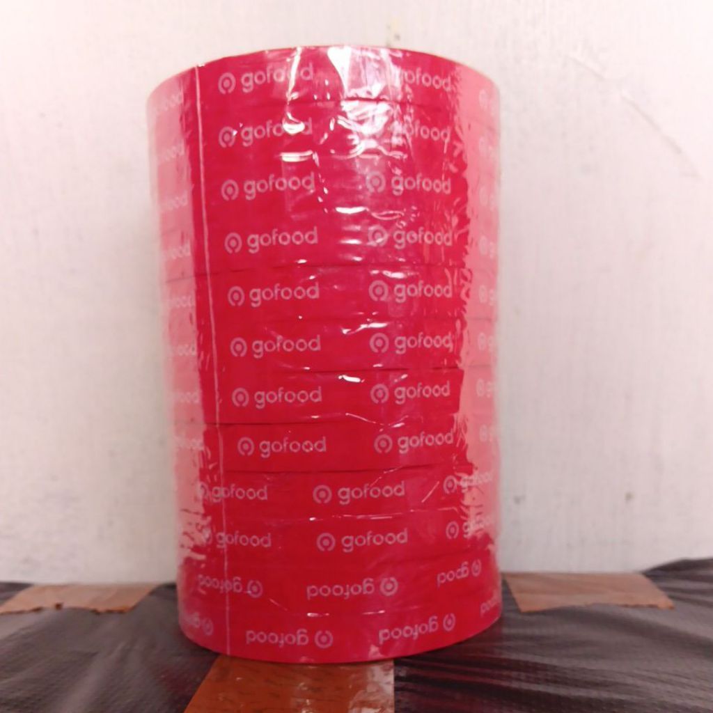 12 Pcs Lakban Gofood 12mm 50 yard Lusin Isolasi