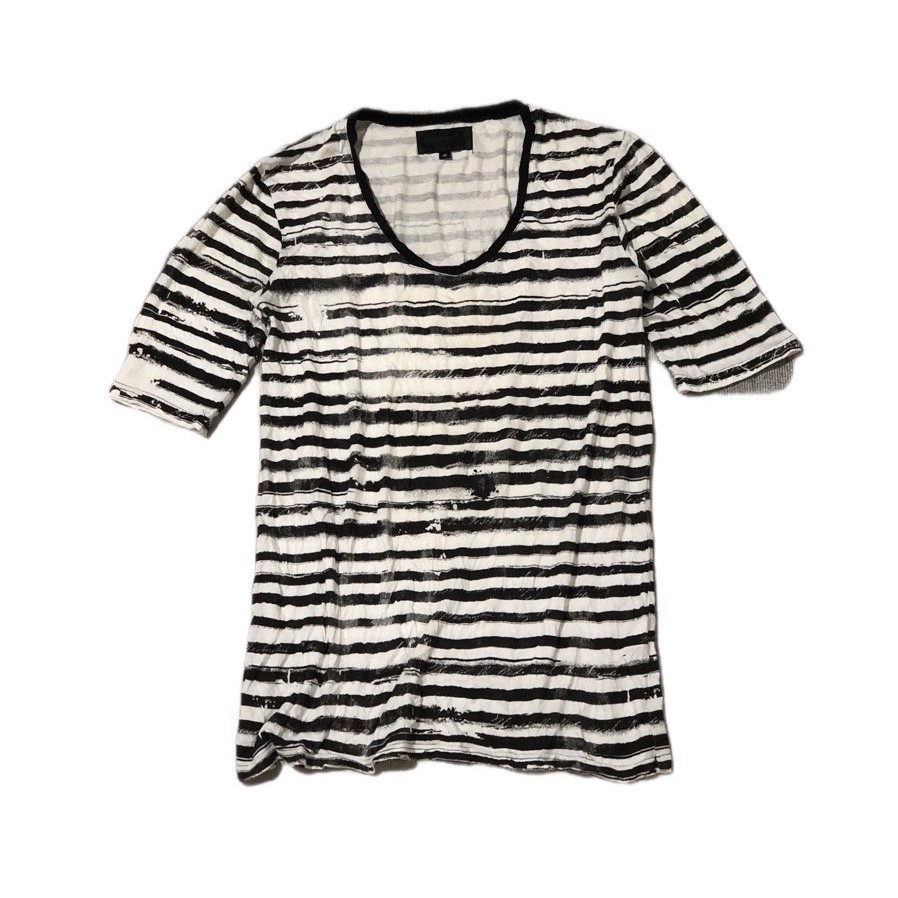 Murder license striped tshirt