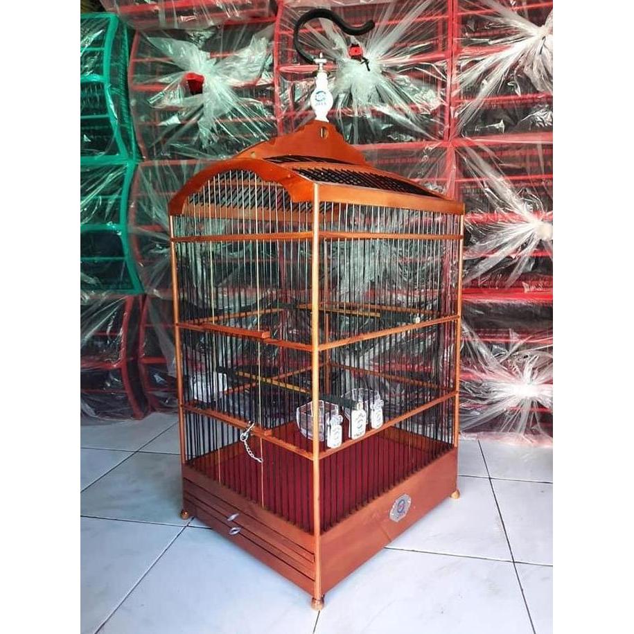 Sangkar ebod kotak coklat no 3 original