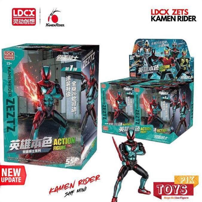 LDCX - (BARU) Kamen Rider Volume 01 Zets Action Figure Kabuto Kuuga Original Mainan anak