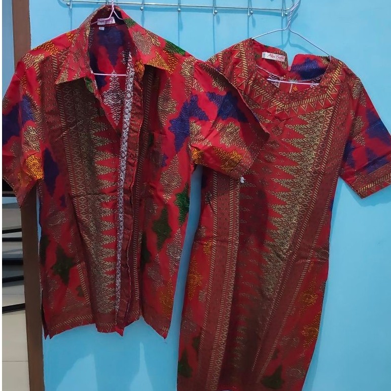Baju Kemeja Dress Couple Pasangan Model Batik