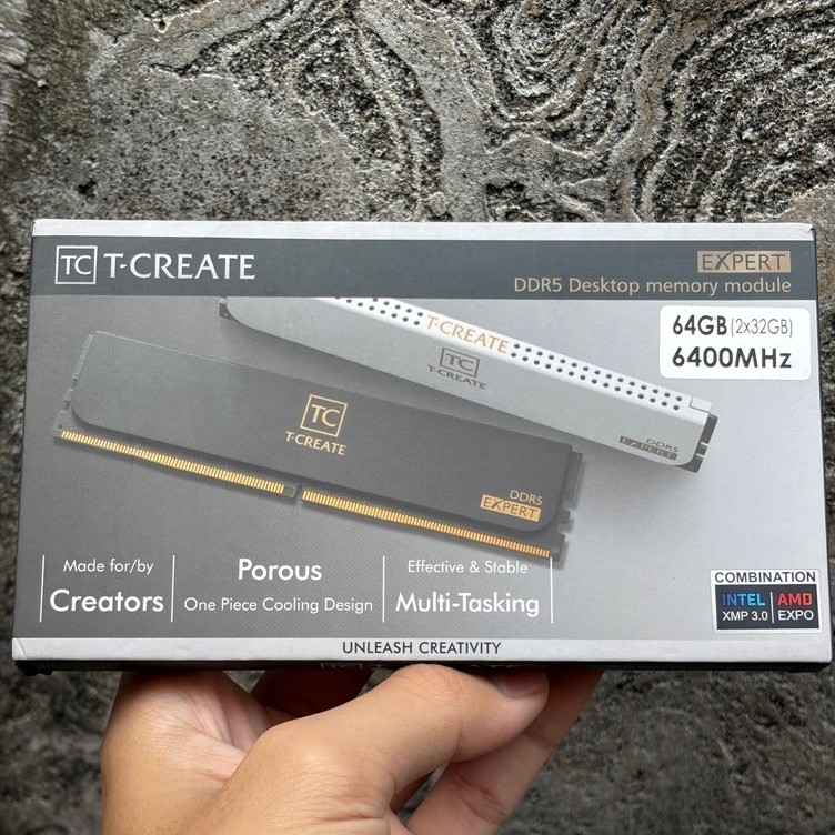 RAM DDR5 6400Mhz 64GB T-CREATE EXPERT (BLACK)