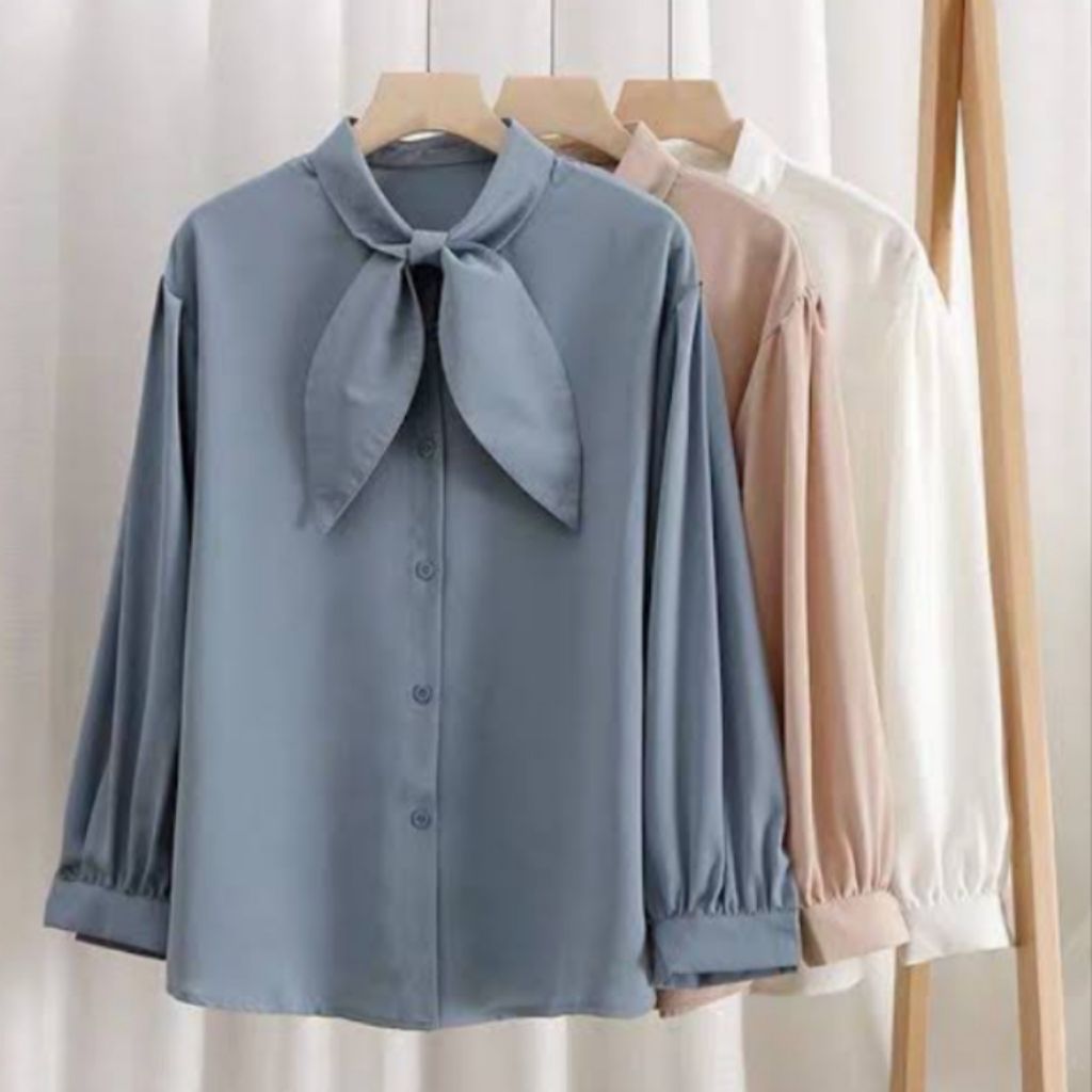 YURA Atasan Wanita Crinkle Premium 3 Warna