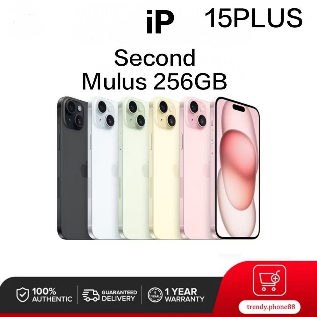 PROMO ip 15Plus hp Second Mulus 256GB Bisa Cod....