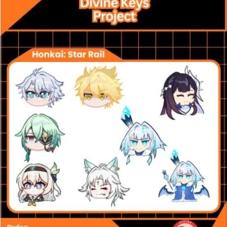 FIREFLY PHONESTRAP HONKAI STAR RAIL | PHONECHARM HSR FIREFLY | HONKAI STAR RAIL MERCHANDISE