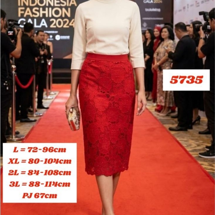ROK BROKAT LAPIS FURING IMPORT // ROK PESTA // ROK ACARA