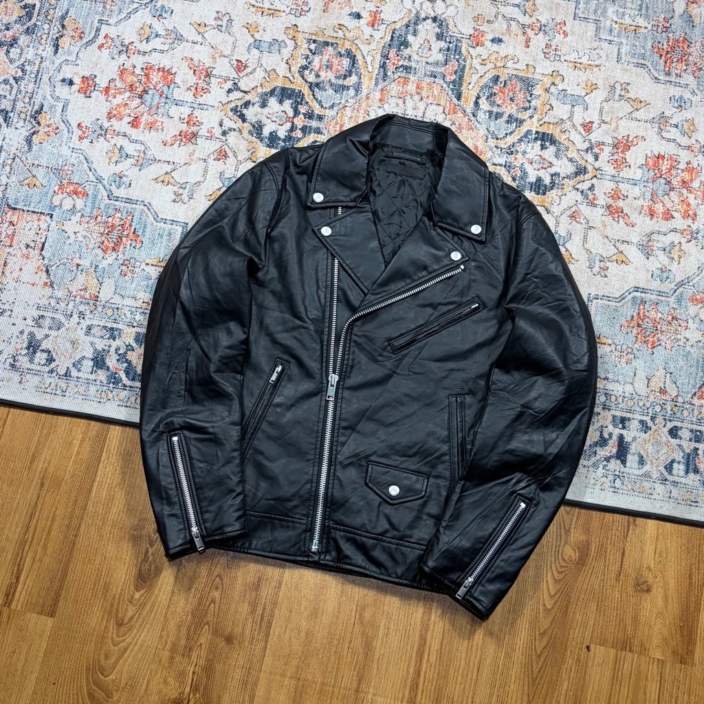 UNIQLO DOUBLE RIDER LEATHER JACKET