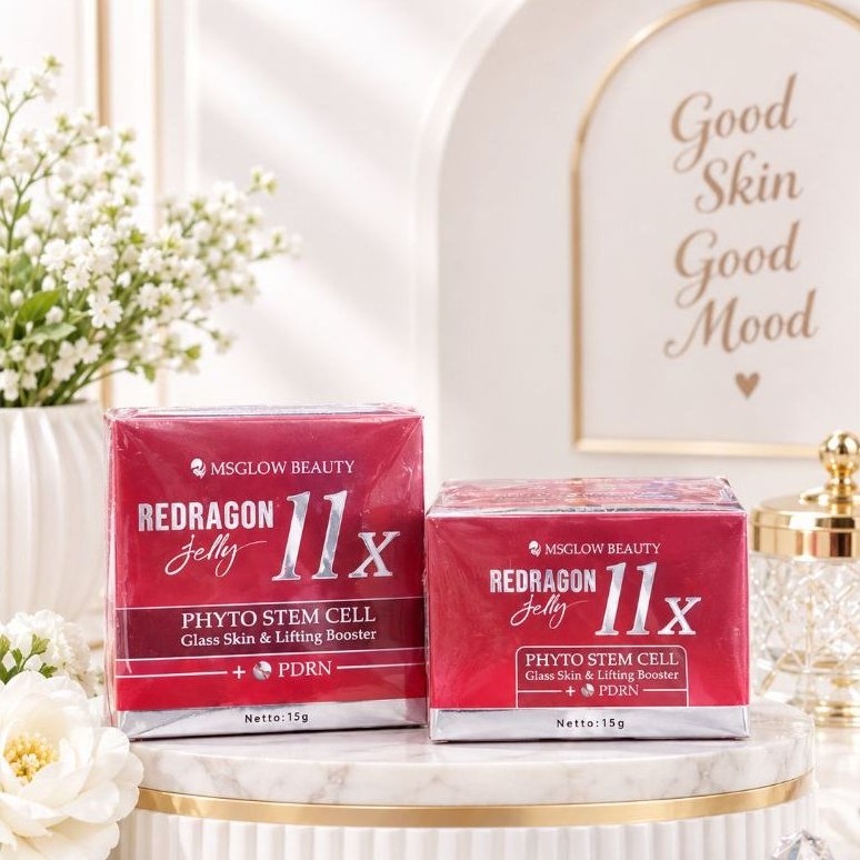 RED JELLY MS GLOW / FLAWLESS GLOW RED JELLY / RED JELLY BY MS GLOW