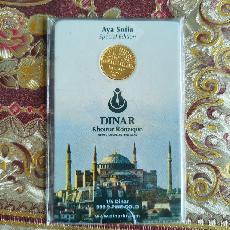 1/4 dinar KR special edition aya sofia 999