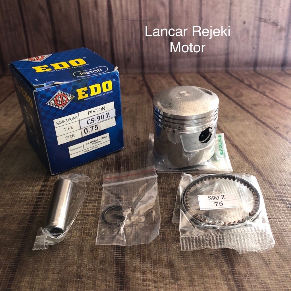 Piston Kit & Ring Pen seher Piston Honda S90 / S 90 / 90Z / S90Z Os Oversize 75