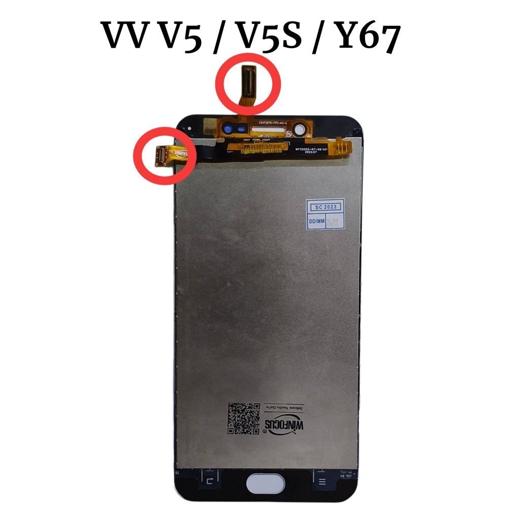 Konektor Lcd Vivo V5 / V5S / Y67 / V7 / Y75 / V15 Pro / X27 / S1 / S1 Pro / Y7S / Y9S Copotan

