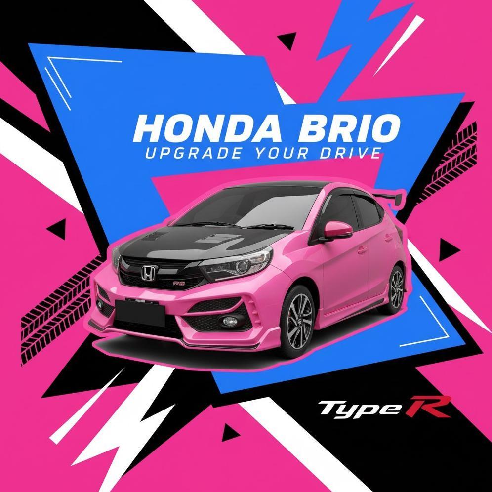 bodykit bumper Brio type r 2018/2021 BODIKIT BRIO BODY KIT BRIO