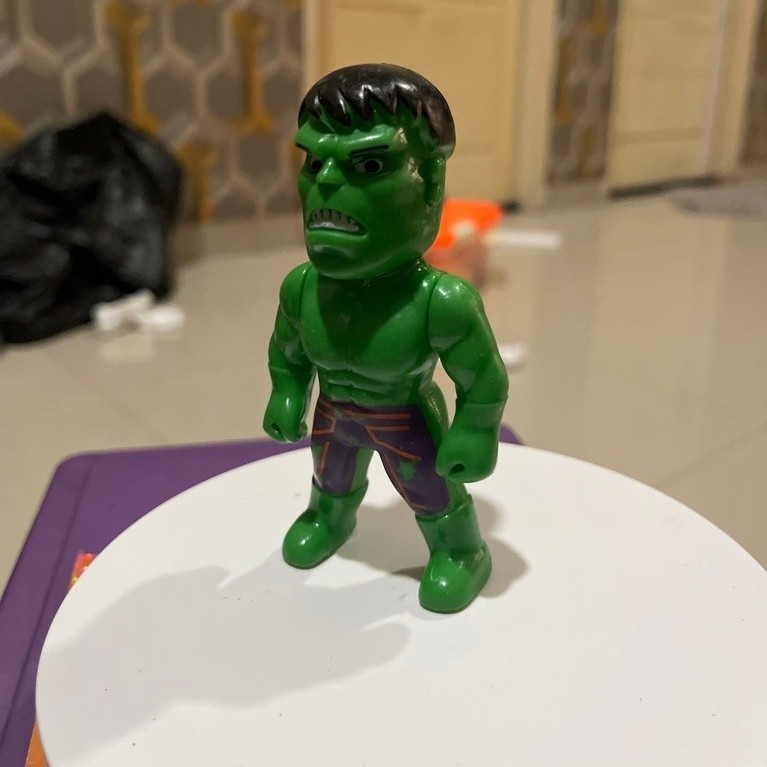 Mainan Anak HULK - Blok Lego, Senjata, dan Action Figure - Hijau