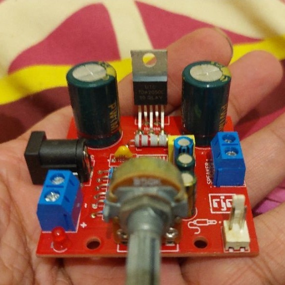 kit power amplifier ampli tda2050 mantap