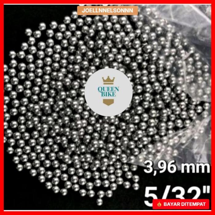 Steel Ball Hagel Gotri Pelor Garpu Fork Leher Setir Sepeda 5/32 (3,96mm) Murah  (144 Biji)