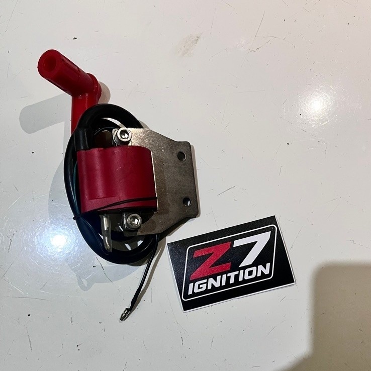 Koil Vespa merah Standar Racing set Bracket