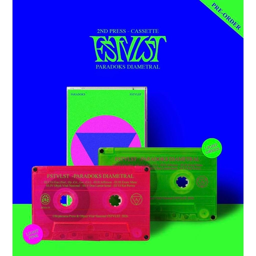 Kaset Pita | Cassette FSTVLST - Paradoks Diametral Original Merchandise