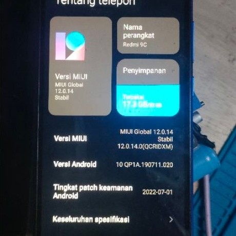 hp seken second bekas normal redmi 9c