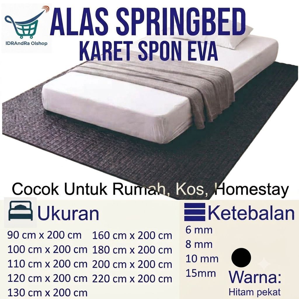 ALAS KASUR LANTAI SPRINGBED | MATRAS KASUR | MATRAS RANJANG - BAHAN SPON EVA
