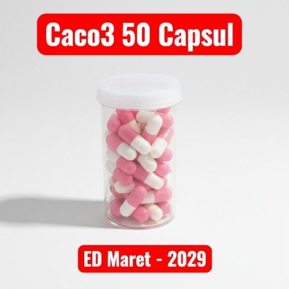 CACO3 500MG isi 50 Capsul