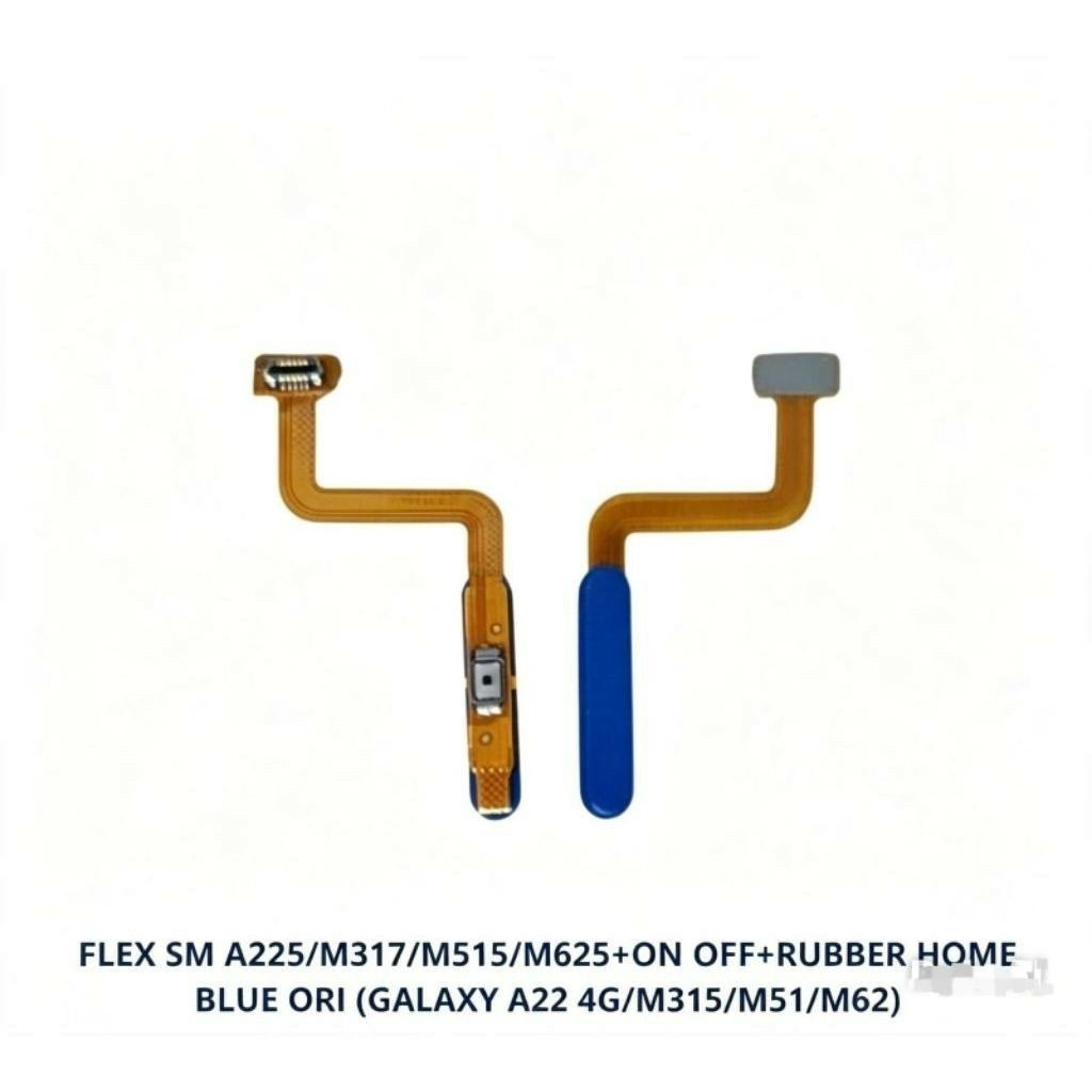 Flexible O/F Samsung A225 / M317 / M515 / M625 / + Rubber Home Red, Green, Blue (Galaxy A22 4G / M31