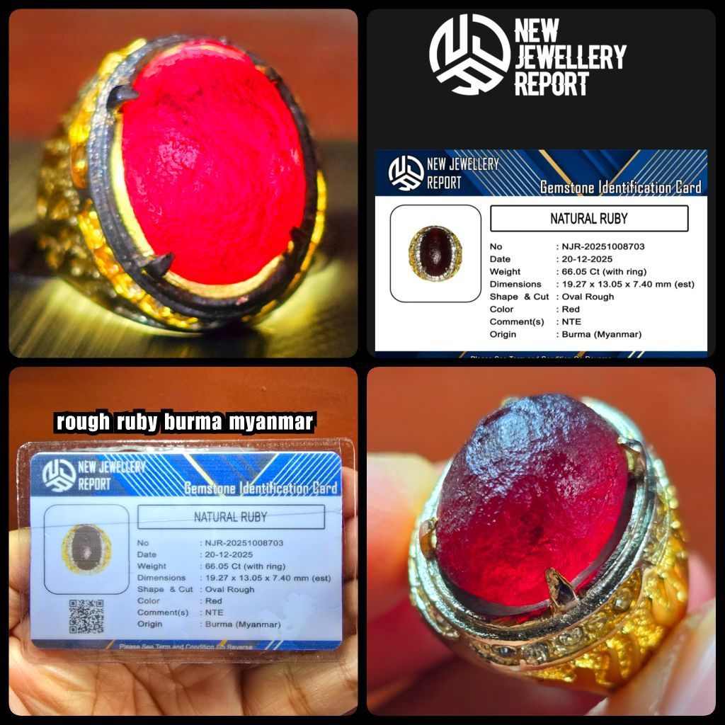 original bongkahan batu ruby burma pigeon blod