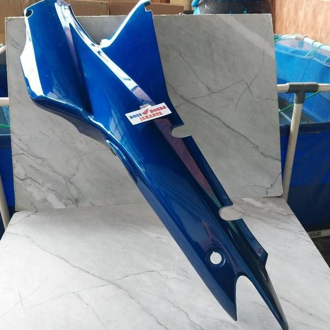 Sparepart Supra X Lama : 64340-Kev-880Fml Cover Body Belakang Kiri Biru Supra X Lama Original Ahm