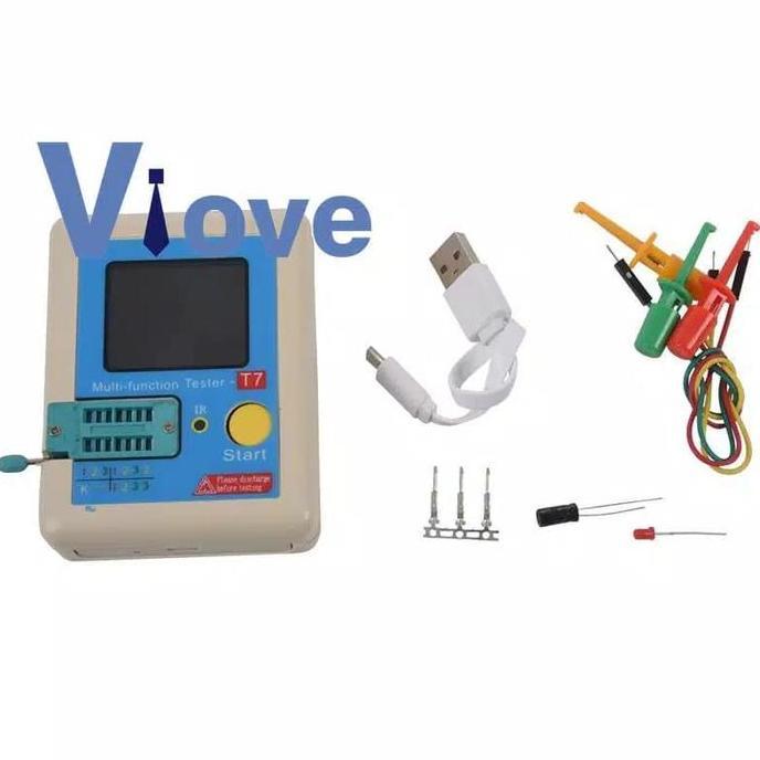 LCR-T7 ESR METER TRANSISTOR TESTER DIODE TRIODE CAPACITANCE
