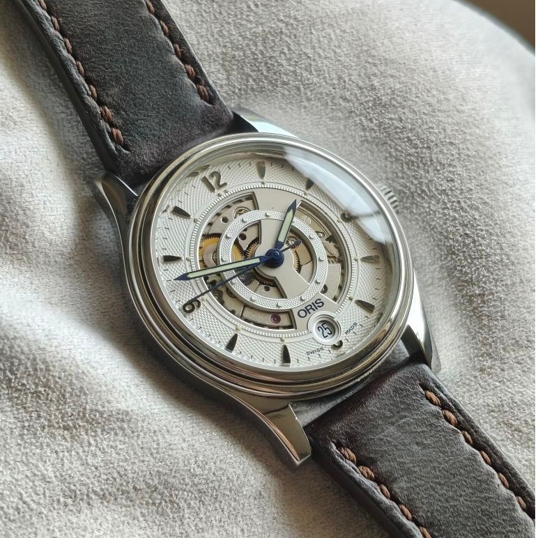 Vintage Watch Oris Artilier Skeleton, Date Display; Ref. 7481; Cal. 633 Automatic + Manual; Dim. 35m