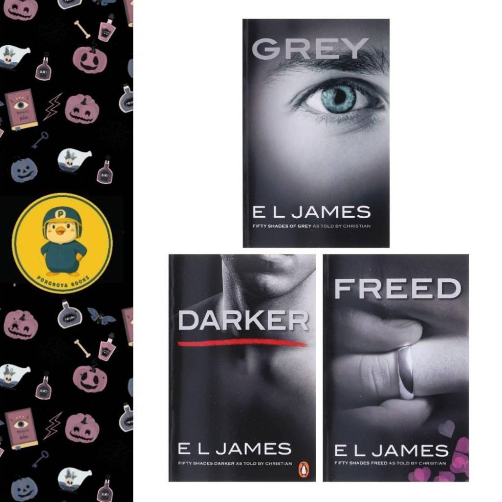 100% ORI Trilogi Novel FIFTY SHADES OF GREY AS TOLD BY CHRISTIAN (Brand New, English, 3 Books Set) E