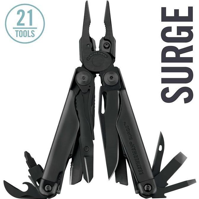 PREMIUM LEATHERMAN SURGE Multitool Knife Plier 21 in 1 Outdoor Multifunction