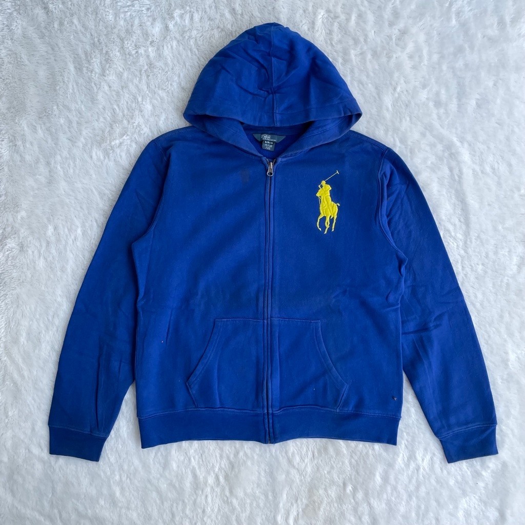 hoodie zipper ralph lauren big logo