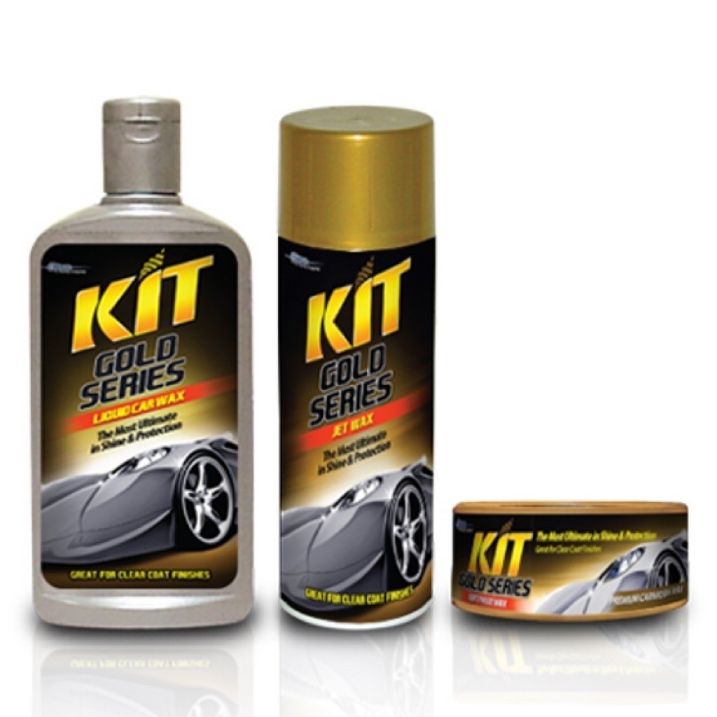 KIT GOLD SERIES LIQUID CAR WAX 500ML