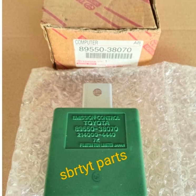 computer emission control kijang 7k 89550-38070 original toyota