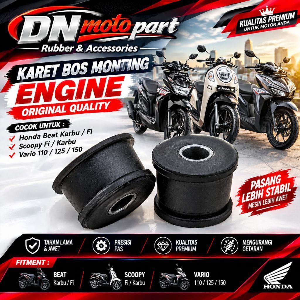 bos monting engine untuk motor beat karbu /fi , Scoopy karbu/fi, Vario karbu/fi ,vario110/125/150