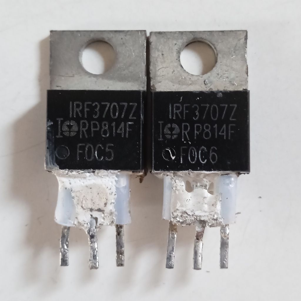 MOSFET IRF3707Z ( 59A 30V ) Cabutan Original Sudah Lulus Tes Normal Harga 1 Pcs