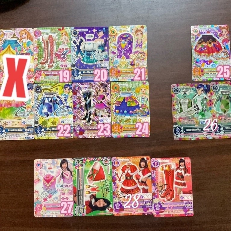 Aikatsu Cards Ori mesin (Rare, Premium, CP)