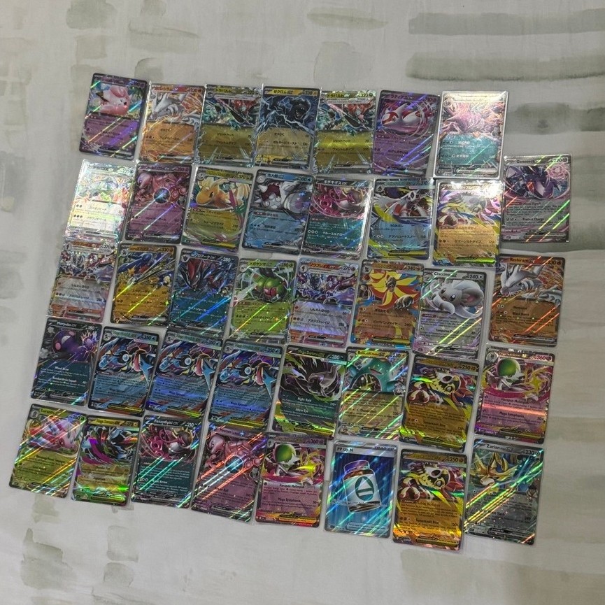 Jual borongan kartu pokemon borongan 39 pcs rr japan&indo