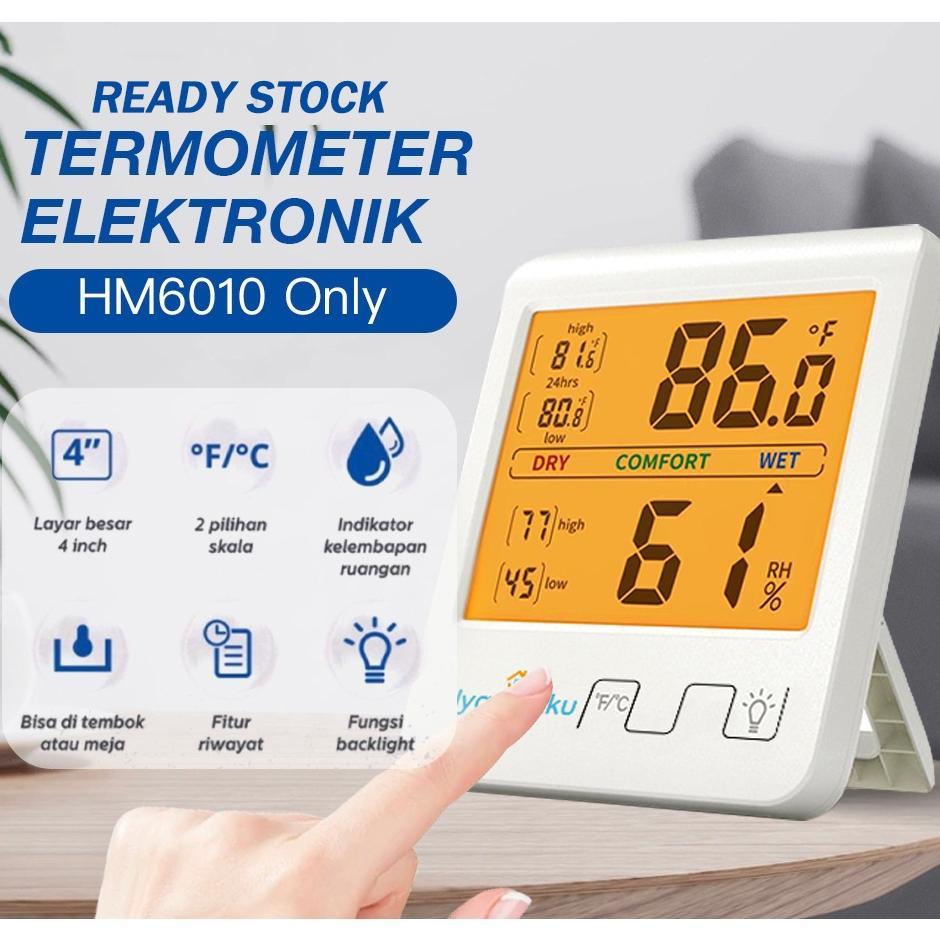 [ready]Hygrometer Thermometer Nyamanku Humidity Meter Hygrometer Thermometer Ukur Lembab Ruangan